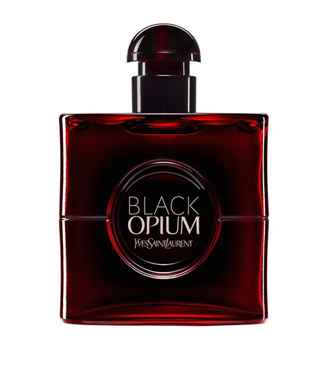 black opium ysl over red.